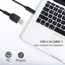 PD USB Type C Female to 11x4.5mm DC Connector Adapter Converter for Lenovo Newly