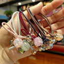 Gift High Elastic Acrylic Women Girl Candy Hair Tie Rope Hair Ring Hair Tie