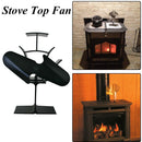 Decoration Stove Top Fan Burning Stove Heat Powered Fan Fireplace Fan