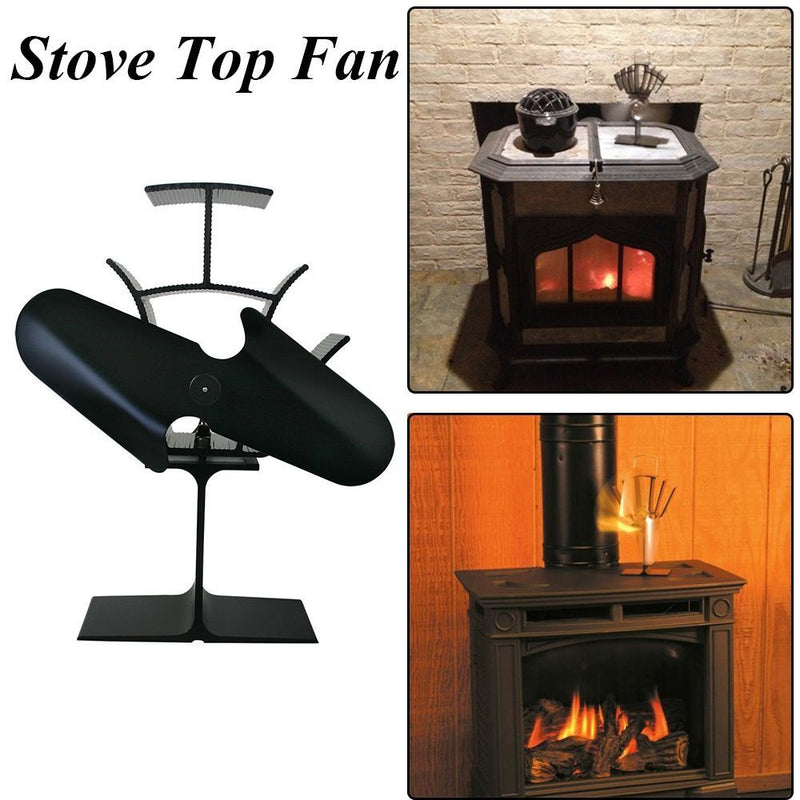 Decoration Stove Top Fan Burning Stove Heat Powered Fan Fireplace Fan
