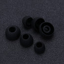6pcs In Ear Earphone Silicone Earbuds Replacement for KZ LZ A4 DZ9 (Black) Newly