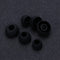 6pcs In Ear Earphone Silicone Earbuds Replacement for KZ LZ A4 DZ9 (Black) Newly