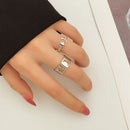Moon Wedding Jewelry Open Rings Hollow Out Ring Mini Knuckle Fashion Jewelry