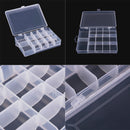 20.5cm * 14cm * 4cm Carp Fishing Lure Storage Box Box 14x Transparent