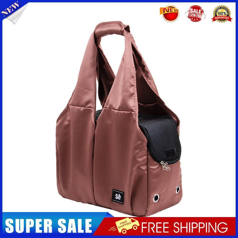 Travel Pet Shoulder Bag Waterproof Small Cat Dog Carrier Handbag (Caramel)