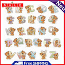 Full Embroidery Stamped Alphabet Bear DIY 11CT Cotton Thread Cross Stitch Kit