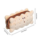 Shape Sandwich Style Stationery Bag Pencil Case Student Supplies Pen Storage