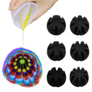 #A 6pcs Flower Pour Cup for DIY Pouring Acrylic Paint and Creating Patterns Art