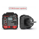 HABOTEST Socket Tester Digital Display Plug In Electric Fault Checker (EU) Newly