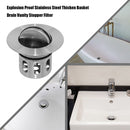 Stainless Steel Thicken Basket Vanity Stopper Basin Drainer Bathroom Plug Bou