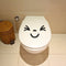 Bathroom Toilet Funny Smile Wall Stickers Washroom Wall Decals House Decor