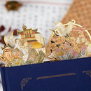 Pendant Chinese style Metal Tassel Book Clip Bookmark Pagination Mark Painted