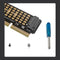 SSD M.2 NVME to PCI-E 4.0 X4 Riser Card PCI-Express X4/X8/X16 M Key Adapter