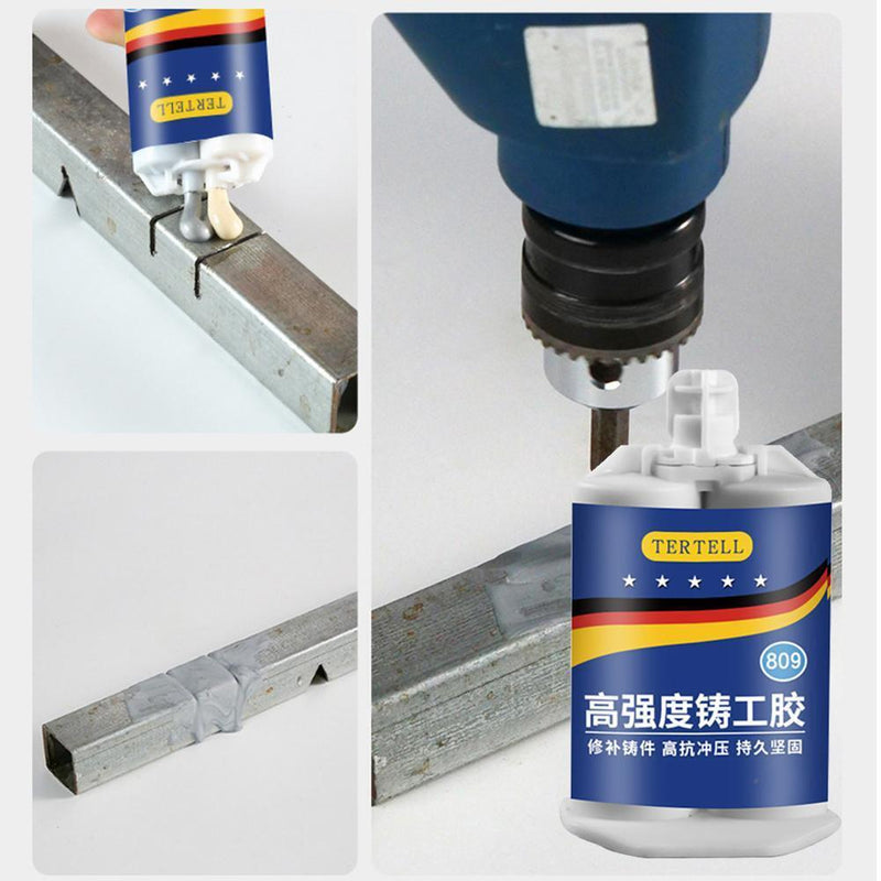 A B Glue Iron Casting Adhesive Industrial Repair Agent Welding Glue (L)