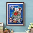 5D Flower Mosaic Diamond Painting Drawing Partial Special Shape Drill Craft Kit