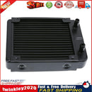 1Pc 120mm 18 Tubes Aluminum Computer Water Cooling Radiator Heat Sink Part Newly
