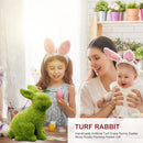 Handmade Artificial Turf Grass Bunny Easter Moss Rabbit (S Sitting Rabbit) Newly