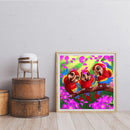 5D Mosaic Rhinestone Picture Drawing Animals Full Round Drill Diamond Painting