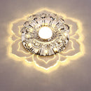 Modern LED Crystal Ceiling Lights Surface Mounted Porch Aisle Lamp (White) Newly