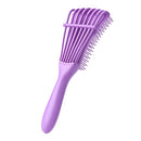 Women Hair Scalp Massage Comb Rubber Handle Wet Curly Hairdressing Hairbrush