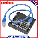 DIY PCI Express Riser 5Gbps PCI-E 1X to USB 3.0 PC Front Panel 4 Port USB HUB
