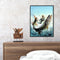 Frameless Oil Paint By Numbers Fishermen DIY Canvas Picture Craft Kits