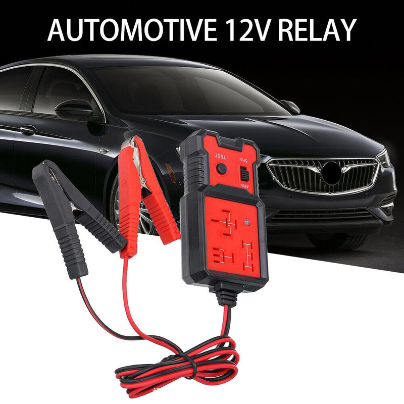 4pin 5pin 12V Cars Battery Checker Automotive Relay Tester Diagnostic Tools