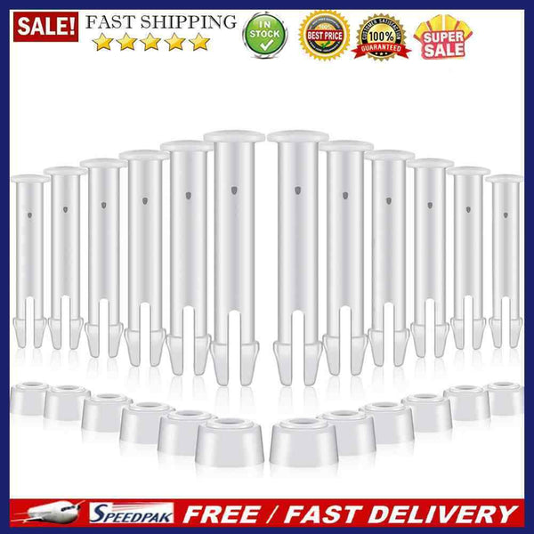 12 Packs Replacement Plastic Pool Joint Pins w/ Rubber Seal for Intex Pool Pa