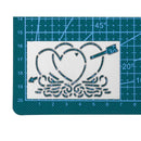 Arrow Heart DIY Craft Punching Molds Stencils Scrapbook Embossing Album Card by