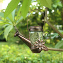 Solar Fairy Lights Outdoor Waterproof 20 LEDs Hanging Watering Can Garden Decor