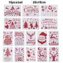 Decorative Merry Christmas Scrapbooking Layering Stencils Painting Template