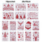 Decorative Merry Christmas Scrapbooking Layering Stencils Painting Template