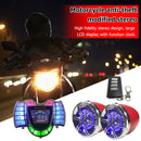 Waterproof Motorcycle Bluetooth Audio System Stereo Speakers Radio USB Char