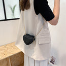 Mini Crossbody Bag Love Heart Leather Women Kids Girl Fashion Small Handbags