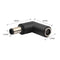 Asiprop 7.4mm Female to 7.4mm 90 Degree Angle Male Adapter Converter for H