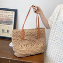 Summer Fashion Straw Woven Underarm Shoulder Bags Women Large Capacity Boho Tote