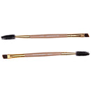 3pcs Double Head Eyebrow Brush Comb Eyeshadow Powder Eyeliner Makeup Brush Newly