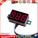 0.36 inch LED Digital Voltmeter Motorcycle Car 2 Wire Voltage Meter (Red) Newly