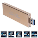 M.2 NGFF SSD to USB3.0 Type-A Adapter Flash Hard Drive External Enclosure