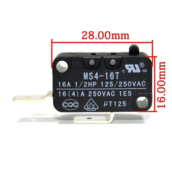 MS4-16T 16A 250VAC Micro Limit Switch Switch for Welding Welding Microwave