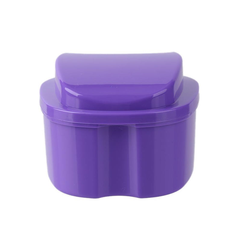 Denture Care Bath Box Clean False Teeth Nursing Hang Net Container (Green)