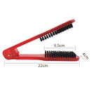 V-Shaped Splint Comb Anti-Static Bristle Curling Hair Brush Gifts for Friends