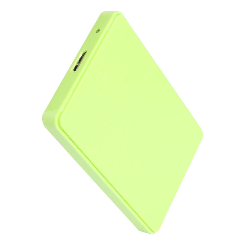 2.5 inch USB 3.0 Hard Disk Enclosure 6Gbps HDD SSD External Case (Green)
