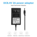 8.4V 2A 18650 Lithium Battery Charger DC5.5mm Power Adapter Charger (US) Newly