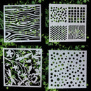 DIY Crafts Embossing Template Scrapbooking Walls Painting Layering Stencils