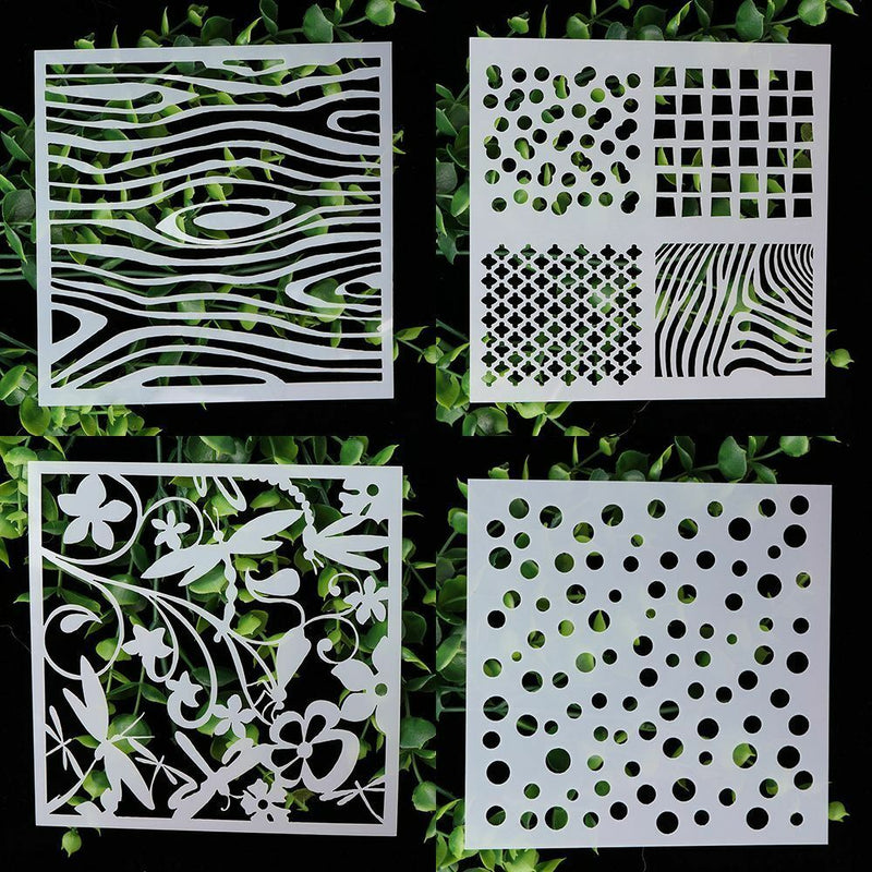 DIY Crafts Embossing Template Scrapbooking Walls Painting Layering Stencils