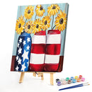 40x50cm Bottle of Flower Frameless Picture Oil Paint By Numbers Painted Picture