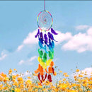 Bohemia Style Tapestry Colorful Feather Pendant Dream Catcher Christmas Decor