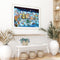 Frameless Painting By Number Christmas Snow Scene DIY Handmade Drawing On C