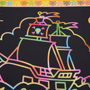 A4 DIY Scraping Drawing Card Single Side Children Painting Card Paper with Pen